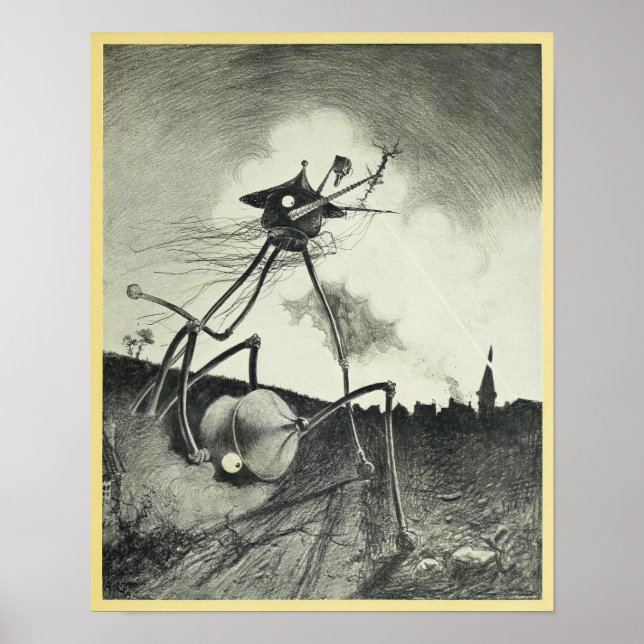 The War of the Worlds (1906) Poster (Framsidan)