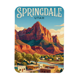 The Watchman, Zion National Park USA Magnet