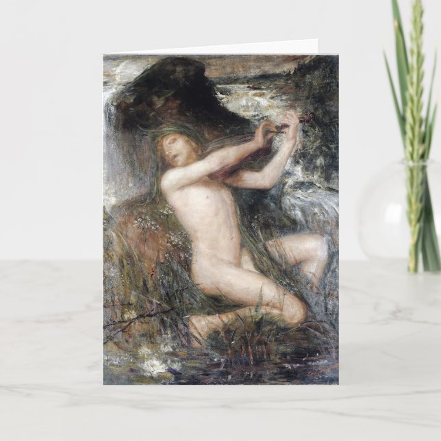 The Water Sprite Fine Art Greetings Card Kort (Framsida)