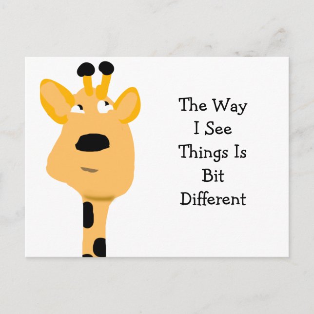 The Way I See Thinks Vykort (Framsida)