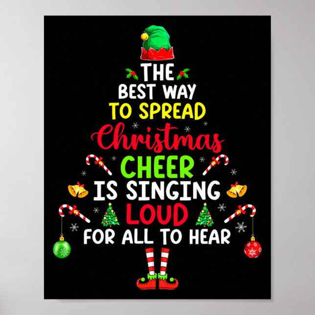 The Way To Spread Christmas Cheer Is Singing Loud  Poster (Framsidan)