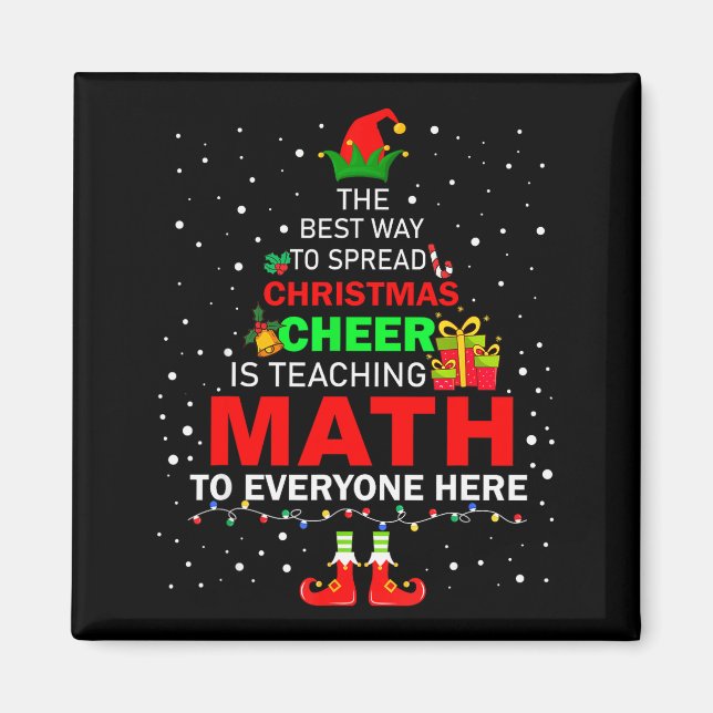 The Way To Spread Christmas Cheer Is Teaching Math Magnet (Framsidan)