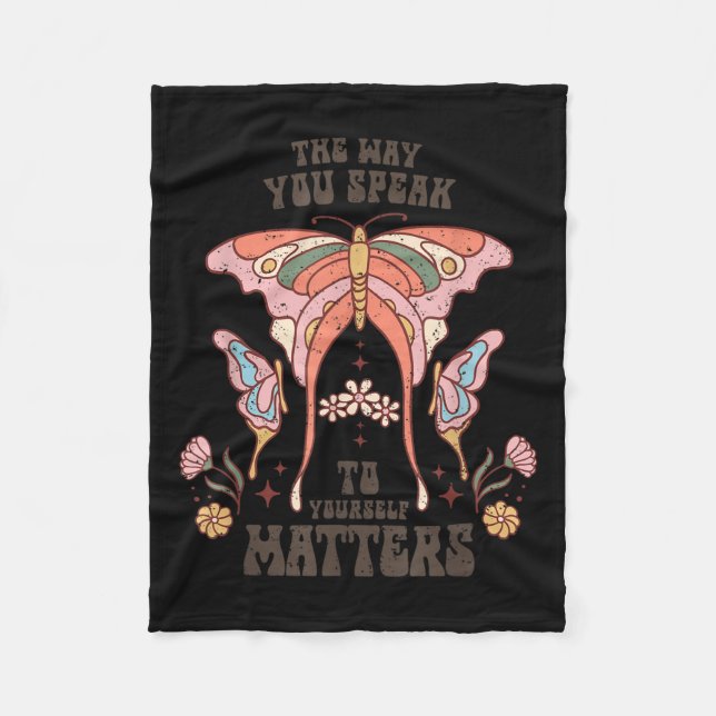 The Way You Speak To Yourself S  Fleecefilt (Framsidan)