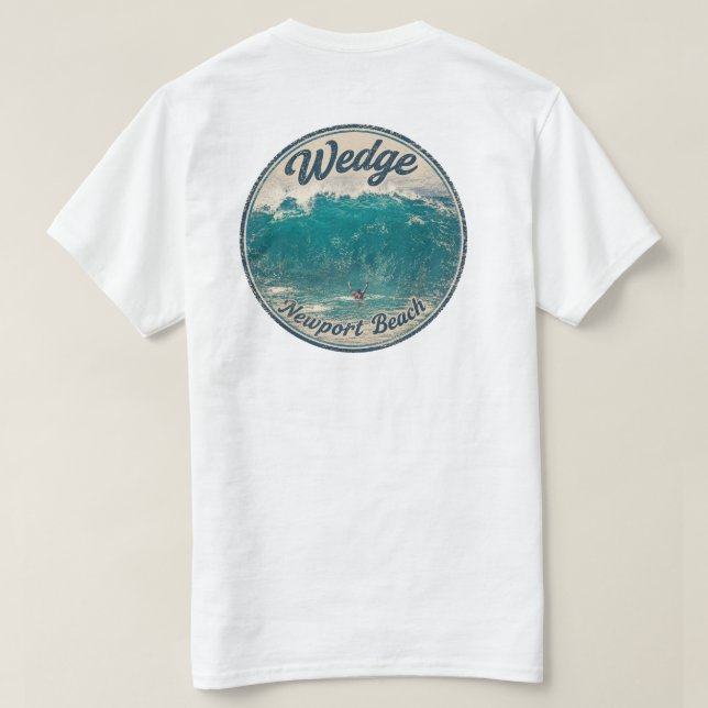 The Wedge, Newport Beach, CA   T Shirt (Design baksida)