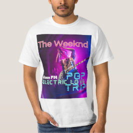 The Weeknd Logotyp Inspirerad Snygg T-Shirt för Fa