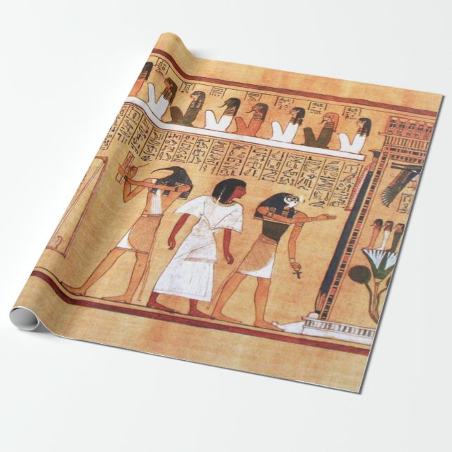 The Weighing Of The Heart Against Maat's Feather Presentpapper (Utrullad)