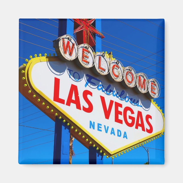The Welcome to Fabulous Las Vegas sign Magnet (Framsidan)