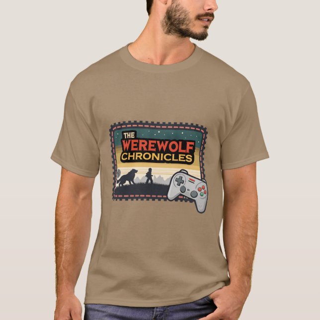 The Werewolf Chronicles Retro Video Game tjej T Shirt (Framsida)