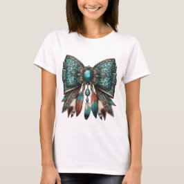 the western bow style t shirt