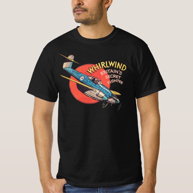 The Westland Whirlwind - WW2 Fighter T Shirt (Framsida)