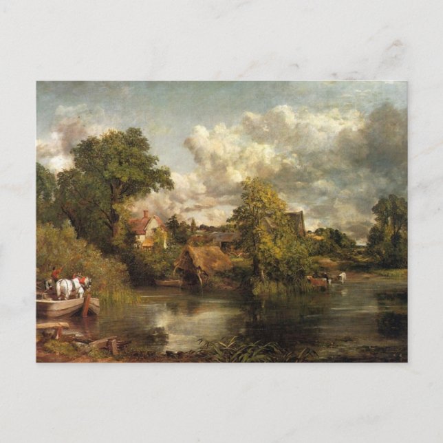 The White Horse av John Constable vykort (Framsida)