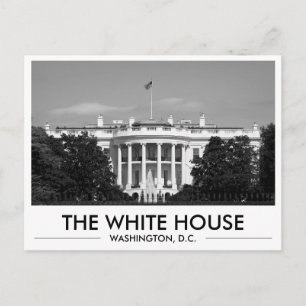 The White House Washington DC Foto Present Greetin Vykort