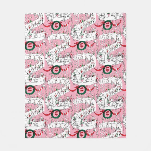 The Whos' Merry Christmas Feast Fleecefilt (Framsidan)