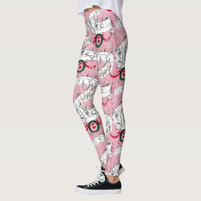 The Whos' Merry Christmas Feast Leggings (Vänster)