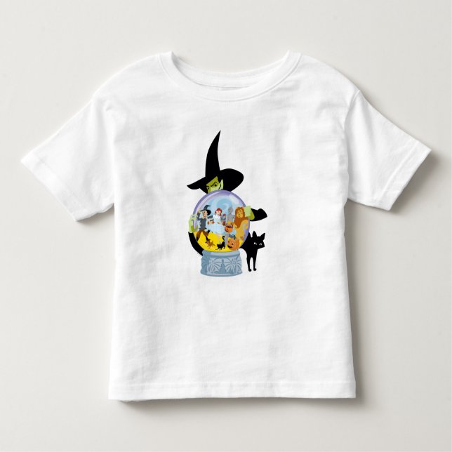 The Wicked Witch Kristallkula Halloween T Shirt (Framsida)