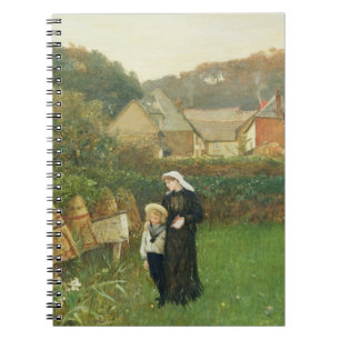 The Widow, 1895 (oil on canvas) Anteckningsbok Med Spiral