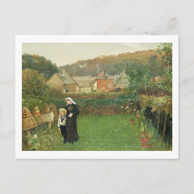 The Widow, 1895 (oil on canvas) Vykort (Framsida)