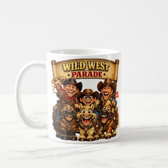 The "Wild West Parade" serien Kaffemugg (Vänster)