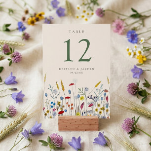 The Wildflower Meadow Wedding Suite - Bordsnummer