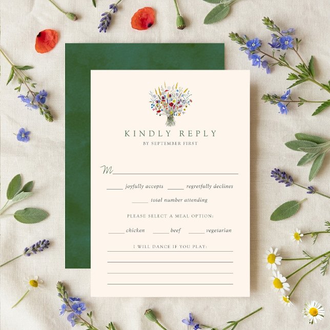 The Wildflower Meadow Wedding Suite -  OSA Kort (Skapare uppladdad)