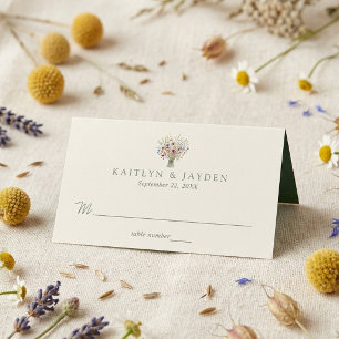 The Wildflower Meadow Wedding Suite - Placeringskort