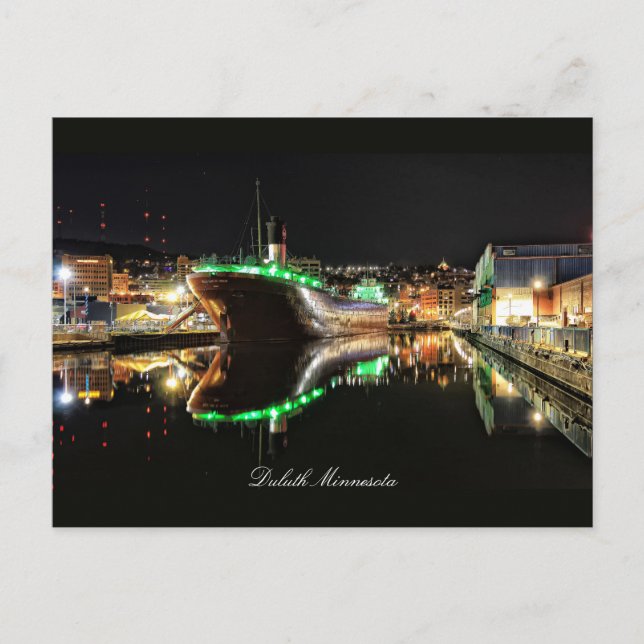 The William A Irvin Duluth Minnesota Vykort (Framsida)