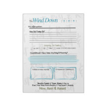 The WIND DOWN – 5-minuters kvällsjournal antecknin