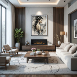 The Wind Muse Canvastryck