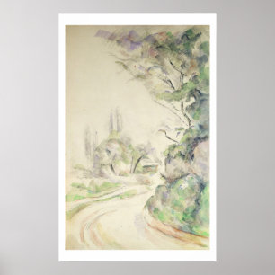 The Winding Road, c.1900-06 (w/c on papper) Poster