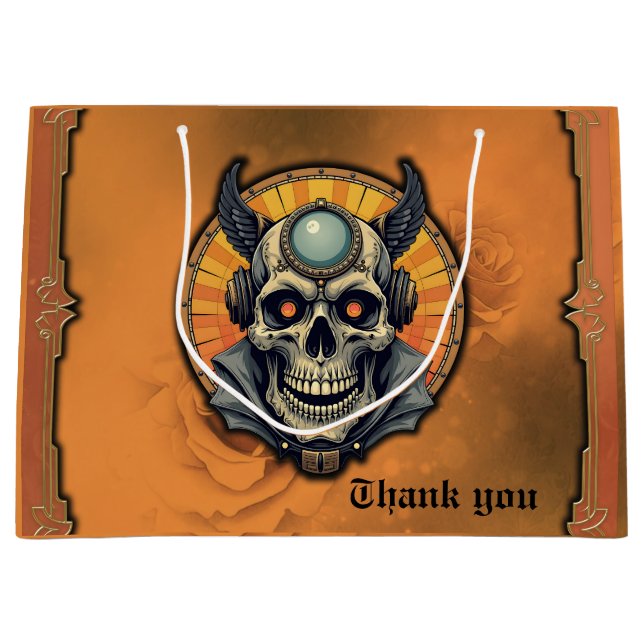 The winged skull.  (Framsidan)