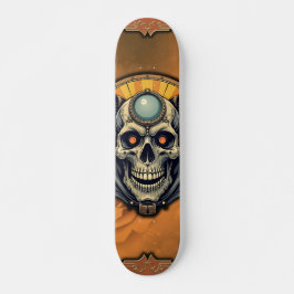 The winged skull.  mini skateboard bräda 18,5 cm