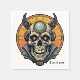 The winged skull.  pappersservett