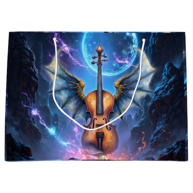 The Winged Violin of Moonlit Realms (Framsidan)