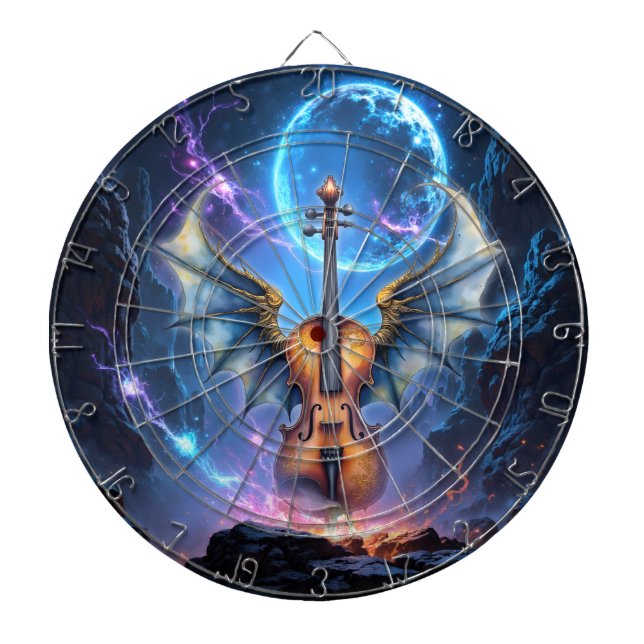The Winged Violin of Moonlit Realms Darttavla (Framsidan)