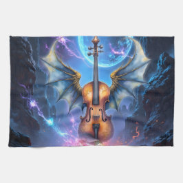 The Winged Violin of Moonlit Realms Kökshandduk