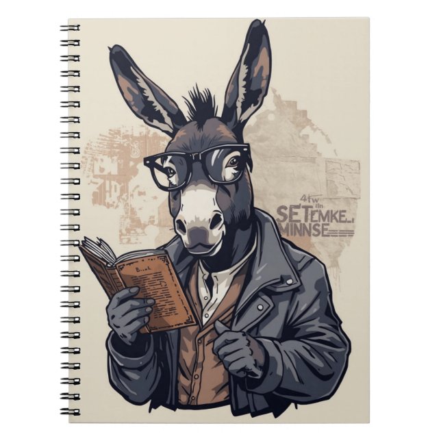 The Wise Donkey Anteckningsbok (Framsidan)