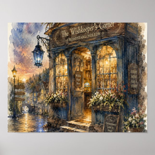 The Wishkeeper's Corner Tallrik RH-WC-001 Poster (Framsidan)