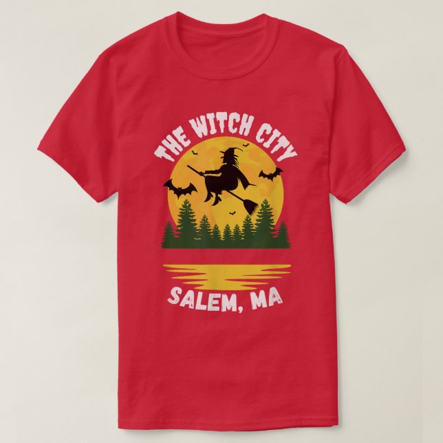 The Witch City, Salem MA T-Shirt (Design framsida)