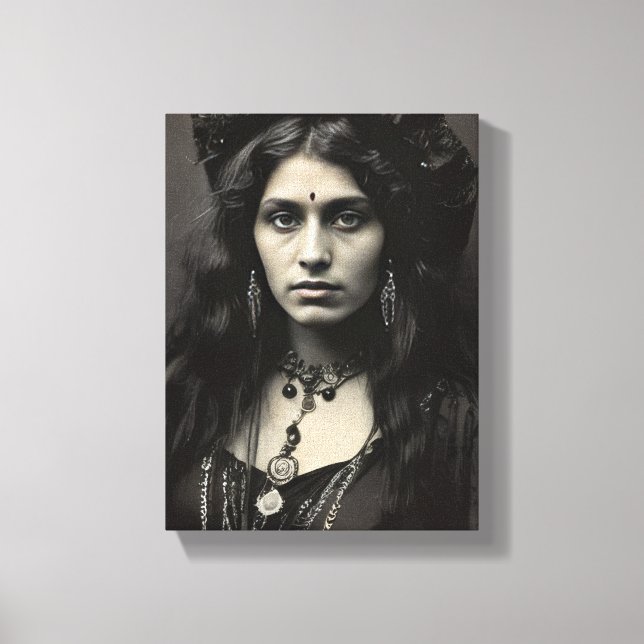 The Witch of Widdershins Canvastryck (Framsida)