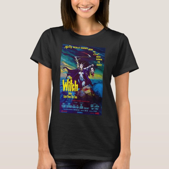 "The Witch SOM Came from Sea", skräckskepp T Shirt (Framsida)