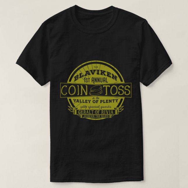 The Witcher Coin Toss Blaviken Essential T-Shirt (Design framsida)