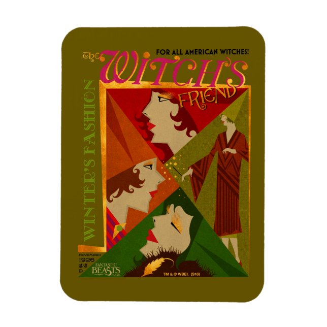 The Witch's Friend November Magazine Magnet (Vertikal)