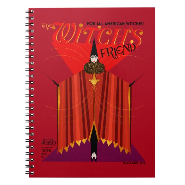 The Witch's Friend oktober Magazine Anteckningsbok (Framsidan)