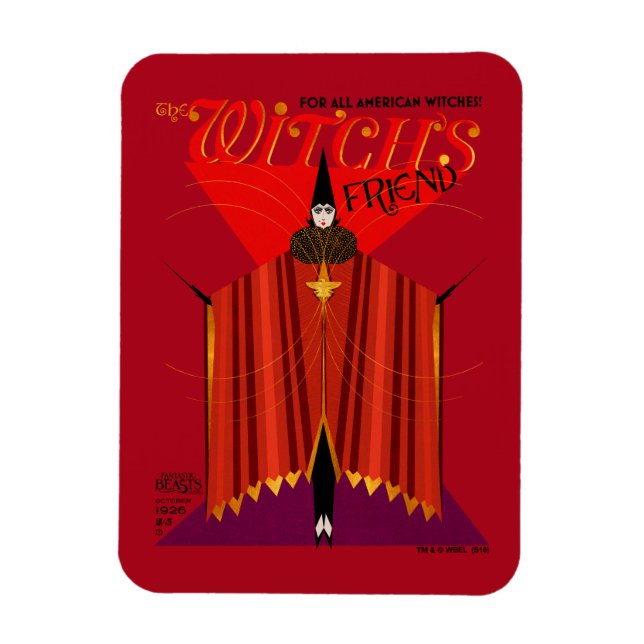 The Witch's Friend oktober Magazine Magnet (Vertikal)