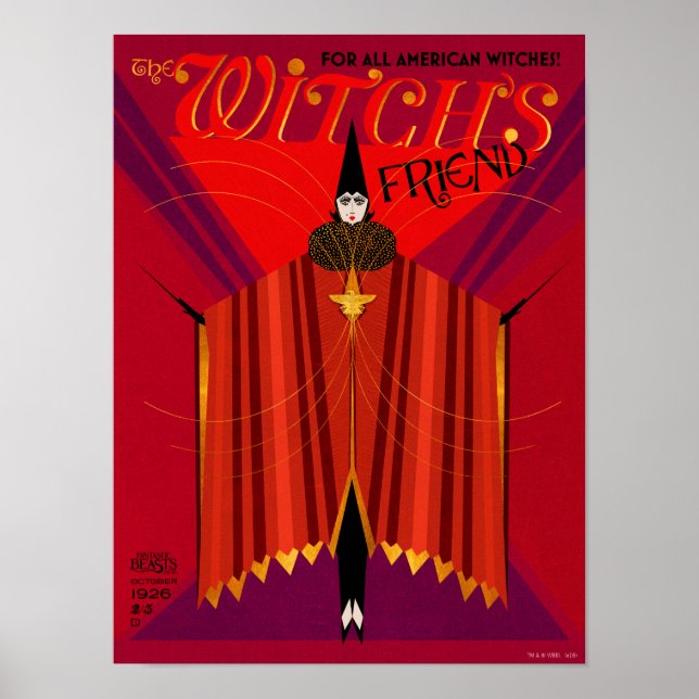 The Witch's Friend oktober Magazine Poster (Framsidan)