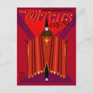 The Witch's Friend oktober Magazine Vykort