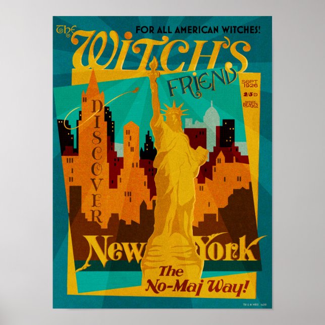 The Witch's Friend September Magazine Poster (Framsidan)