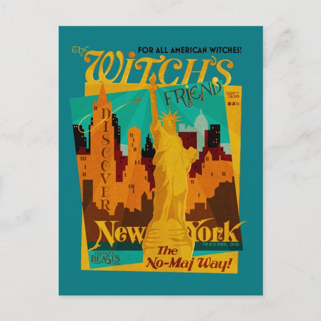 The Witch's Friend September Magazine Vykort (Framsida)