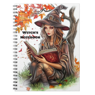 The witch's notebook.A great Halloween gift Anteckningsbok