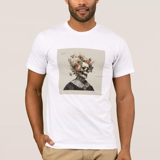 The Withering Courtier – Gothic Fine Art T Shirt (Framsida)